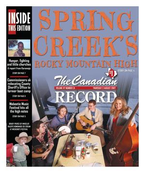 The Canadian Record (Canadian, Tex.), Vol. 117, No. 31, Ed. 1 Thursday, August 2, 2007