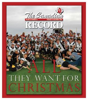 The Canadian Record (Canadian, Tex.), Vol. 118, No. 51, Ed. 1 Thursday, December 18, 2008