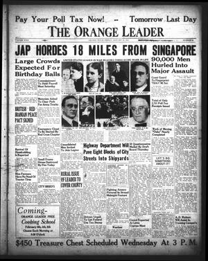The Orange Leader (Orange, Tex.), Vol. 29, No. 25, Ed. 1 Friday, January 30, 1942