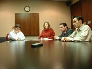 Primary view of object titled '[Telemundo meeting]'.