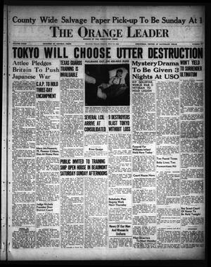 The Orange Leader (Orange, Tex.), Vol. 32, No. 177, Ed. 1 Friday, July 27, 1945