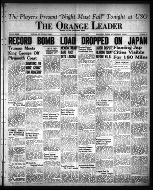 The Orange Leader (Orange, Tex.), Vol. 32, No. 182, Ed. 1 Thursday, August 2, 1945