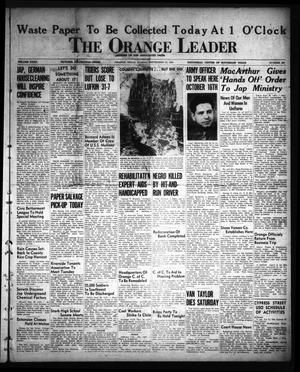 The Orange Leader (Orange, Tex.), Vol. 32, No. 230, Ed. 1 Sunday, September 30, 1945