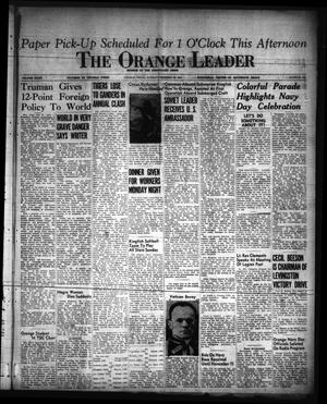 The Orange Leader (Orange, Tex.), Vol. 32, No. 244, Ed. 1 Sunday, October 28, 1945
