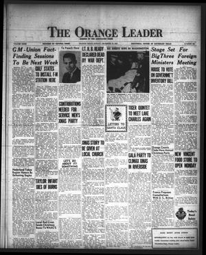 The Orange Leader (Orange, Tex.), Vol. 32, No. 284, Ed. 1 Sunday, December 16, 1945