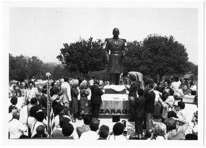 [Unveiling of statue of Ignacio Zaragoza at Goliad, Texas]