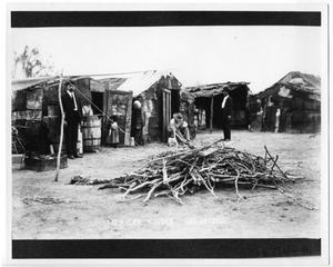 Primary view of object titled '[Mexican American housing in San Antonio, 1920s]'.