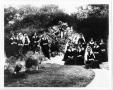 Photograph: [Catechists at the grotto of Our Lady of Lourdes]