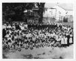 Thumbnail image of item number 1 in: '[Group of children in Guadalupe Church yard]'.