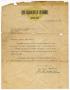 Primary view of [Letter from Jose Angel Medrano to Elizabeth Cisneros - 1947-08-02]