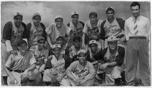 [Photograph of Southern Select baseball team]