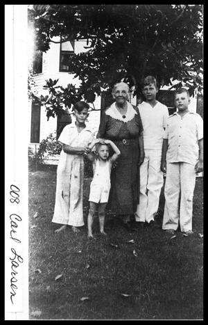 Mrs. P. J. Petersen and Her Grandchildren