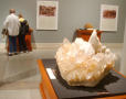 Primary view of [People looking at exhibit of minerals]