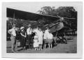 Primary view of [Group of People in Front of an Airplane]