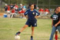 Photograph: [Girl with soccer ball]