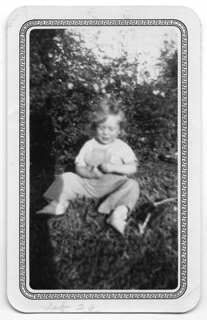Primary view of object titled '[Beverly Waldman as a Toddler]'.