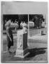 Primary view of [Two Women At the Unveiling a Historic Marker in the Danevang Cemetery]