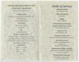 Thumbnail image of item number 2 in: '[Funeral Program for Homer D. Smith, March 2011]'.
