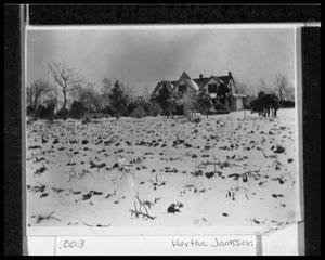 Snow Scene at P.J.A. Petersen Home