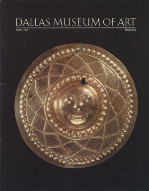 Dallas Museum of Art Bulletin, Fall 1983