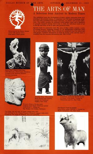 The Arts of Man: A Selection from Ancient Times [Flyer]