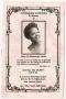 Pamphlet: [Funeral Program for Mary Jo Austin, May 29, 2004]