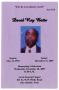 Thumbnail image of item number 1 in: '[Funeral Program for David Ray Batts, December 28, 2005]'.
