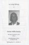 Primary view of [Funeral Program for Willie Beasley, September 30, 1993]