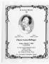 Pamphlet: [Funeral Program for Flossie Leona Bellinger, March 7, 2003]