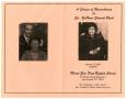 Thumbnail image of item number 3 in: '[Memorial Program for ZerNona Stewart Black, January 28, 2005]'.