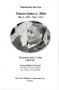 Primary view of [Memorial Program for James L. Blair, July 7, 2011]