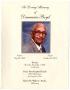 Thumbnail image of item number 1 in: '[Funeral Program for Demaurice Boyd, November 1, 2007]'.