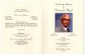 Thumbnail image of item number 3 in: '[Funeral Program for Demaurice Boyd, November 1, 2007]'.