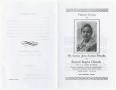 Thumbnail image of item number 3 in: '[Funeral Program for Carrie Jane Sutton Brooks, January 17, 1964]'.