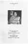 Pamphlet: [Funeral Program for Janie Louis Brown, December 14, 1988]