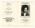Thumbnail image of item number 3 in: '[Funeral Program for Lorraine Carlock, May 2, 1985]'.