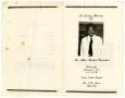 Thumbnail image of item number 3 in: '[Funeral Program for Allan Booker Chambers, January 9, 1985]'.