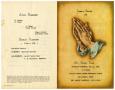 Thumbnail image of item number 3 in: '[Funeral Program for Phillip Clack, May 22, 1982]'.
