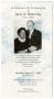 Thumbnail image of item number 1 in: '[Funeral Program for Joyce Rich-Clay, August 11, 2003]'.