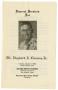 Primary view of [Funeral Program for Hayward Clemons, Jr., January 5, 1982]