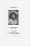 Primary view of [Funeral Program for Julia Mae Crawford, November 16, 1987]
