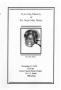 Primary view of [Funeral Program for Susie May Dimry, December 10, 2001]