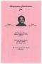 Thumbnail image of item number 1 in: '[Funeral Program for Ida Nell Bates Duncan, March 15, 1999]'.