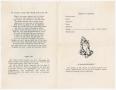 Thumbnail image of item number 2 in: '[Funeral Program for Harry F. Gaines, June 10, 1987]'.