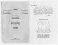 Thumbnail image of item number 3 in: '[Funeral Program for Mae Willie Granderson, July 6, 1991]'.