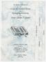 Pamphlet: [Funeral Program for Gladys F. Grant, March 9, 1996]