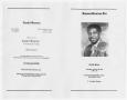 Thumbnail image of item number 3 in: '[Funeral Program for Elie Hill, January 29, 1981]'.