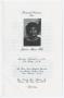 Pamphlet: [Funeral Program for Janice Marie Hill, September 21, 1987]