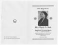 Thumbnail image of item number 3 in: '[Funeral Program for Myrtle A. Hurd, July 21, 1966]'.