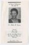 Thumbnail image of item number 1 in: '[Funeral Program for Hattie M. Inman, May 7, 1985]'.